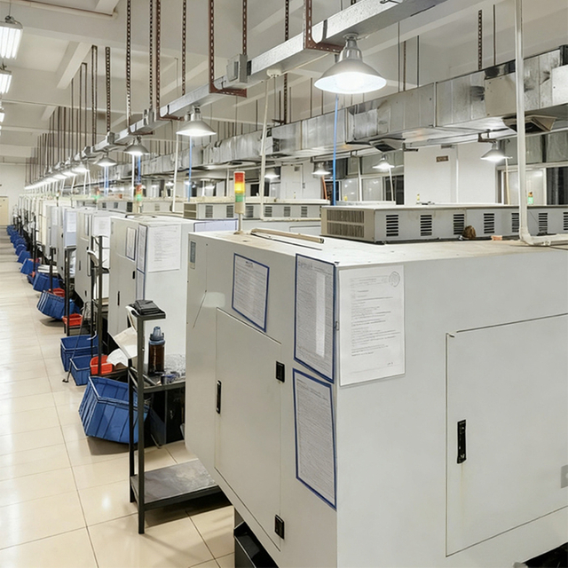 Mesin pelarik CNC di tingkat satu